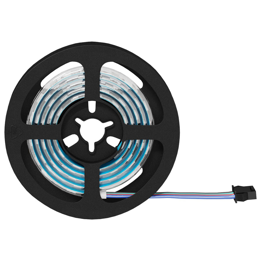 LED-strip 4 pcs Zwart en transparant 90 x 0,8 x 0,3 cm
