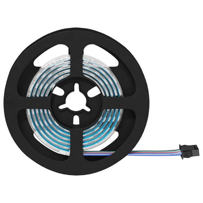 LED-strip 4 pcs Zwart en transparant 120 x 0,8 x 0,3 cm