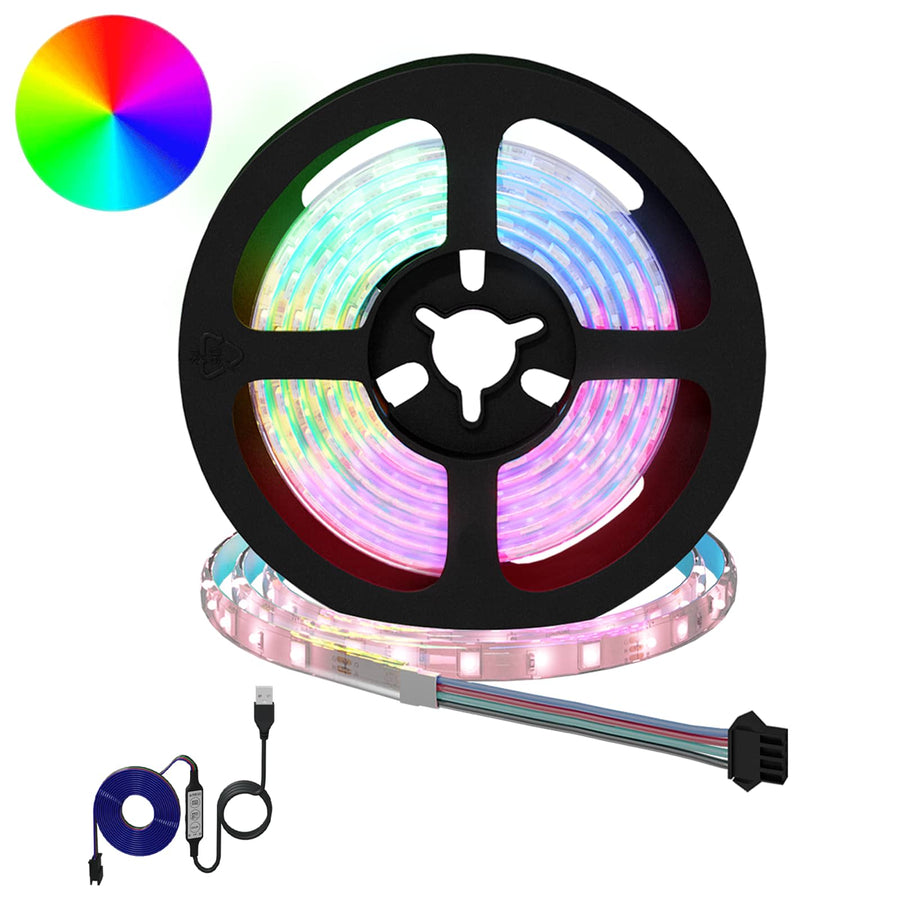 LED-strip 12 pcs Zwart en transparant 1300 mm