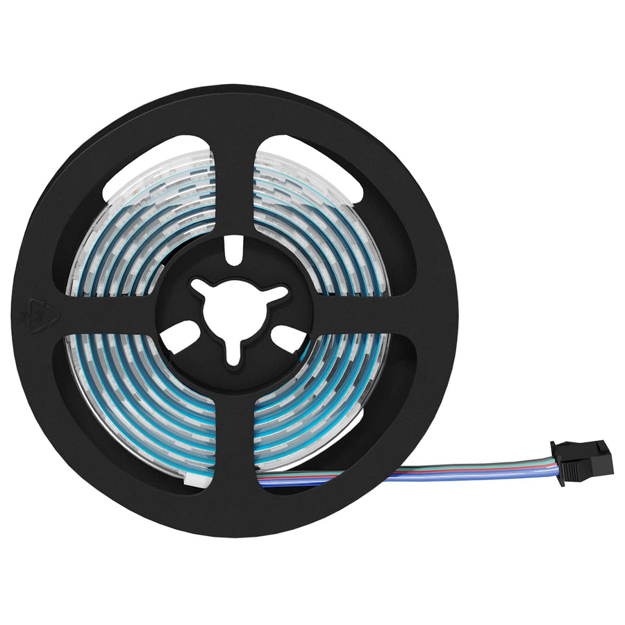 LED-strip 12 pcs Zwart en transparant 1300 mm