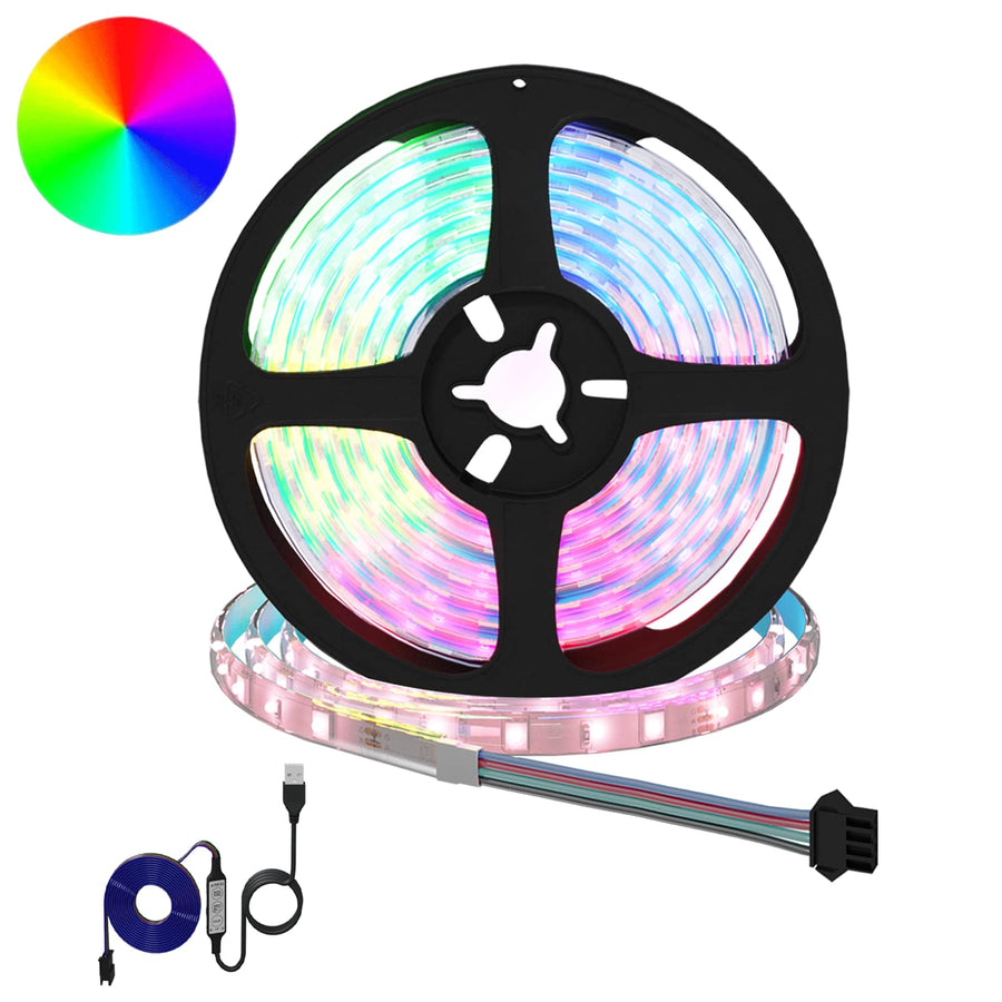 LED-strip 4 pcs Zwart en transparant 210 x 0,8 x 0,3 cm