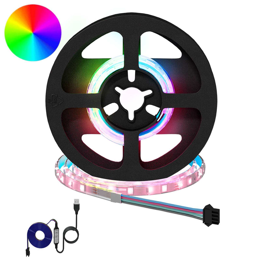 LED-strip 12 pcs Zwart en transparant 250 mm Koper en kunststof