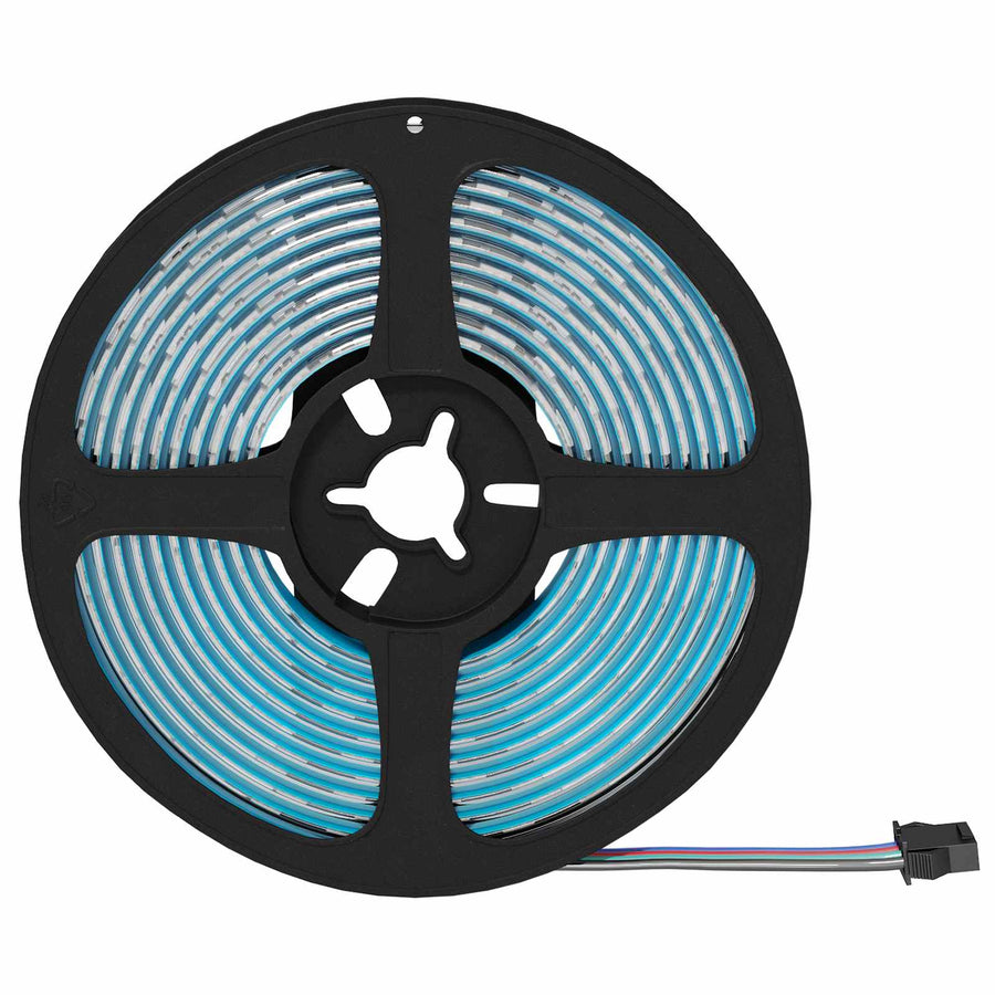 LED-strip 12 pcs Zwart en transparant 2500 mm