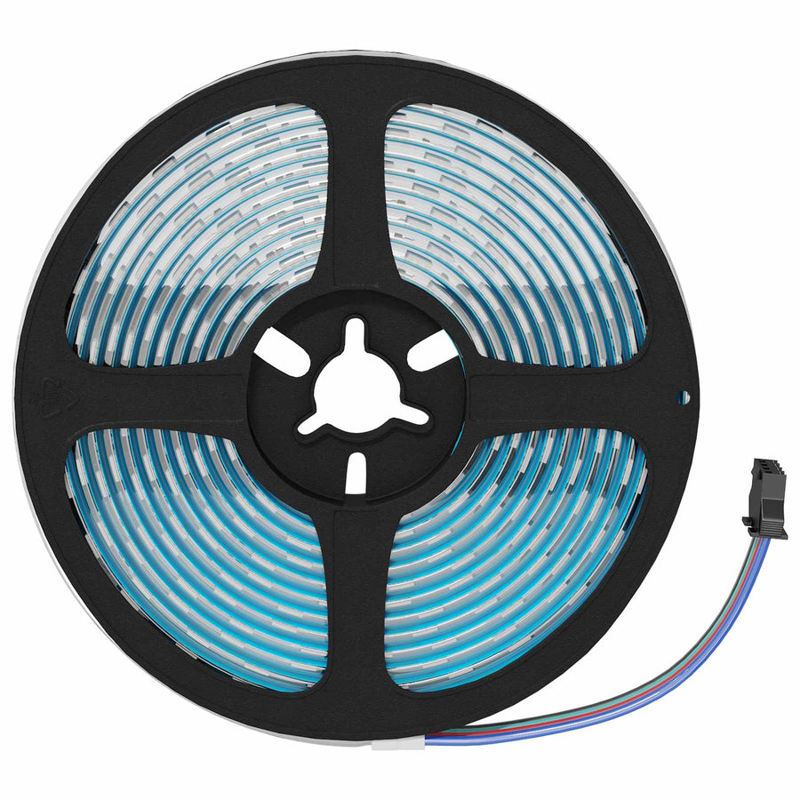 LED-strip 4 pcs Zwart en transparant 300 x 0,8 x 0,3 cm