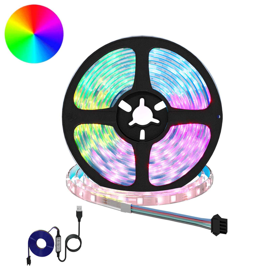 LED-strip 12 pcs Zwart en transparant 4000 mm