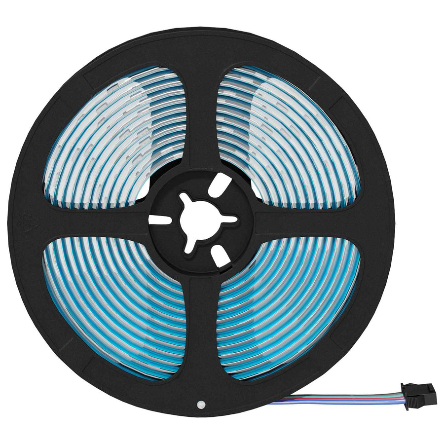 LED-strip 12 pcs Zwart en transparant 4700 mm