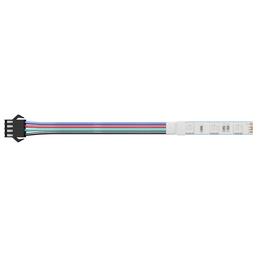 LED-strip 12 pcs Zwart en Wit 1745 mm Koper en kunststof