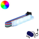 LED strip 2 pcs Black and Multicolor 1745 mm Copper and plastic