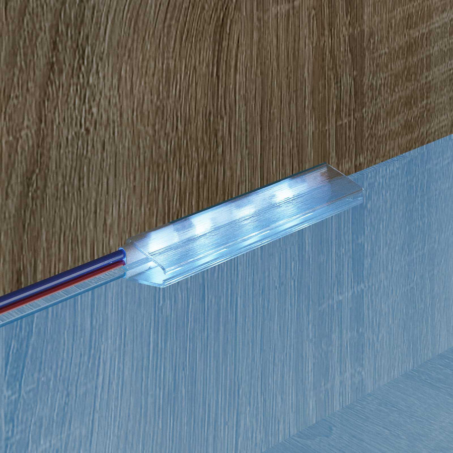 LED-strip 12 pcs Zwart en Multikleur 1745 mm Koper en kunststof