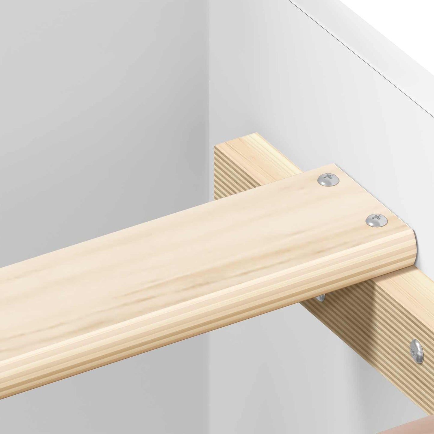 Bedframe met Hoofdeinde Wit 80 x 200 cm Bewerkt hout