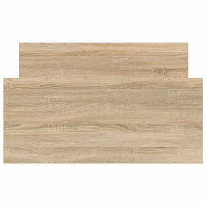 Bedframe met Hoofdeinde Sonoma Eiken 80 x 200 cm Bewerkt hout