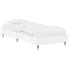 White Bed Frame 80 x 200 cm Engineered Wood