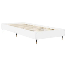 Bedframe Wit 80 x 200 cm Bewerkt hout