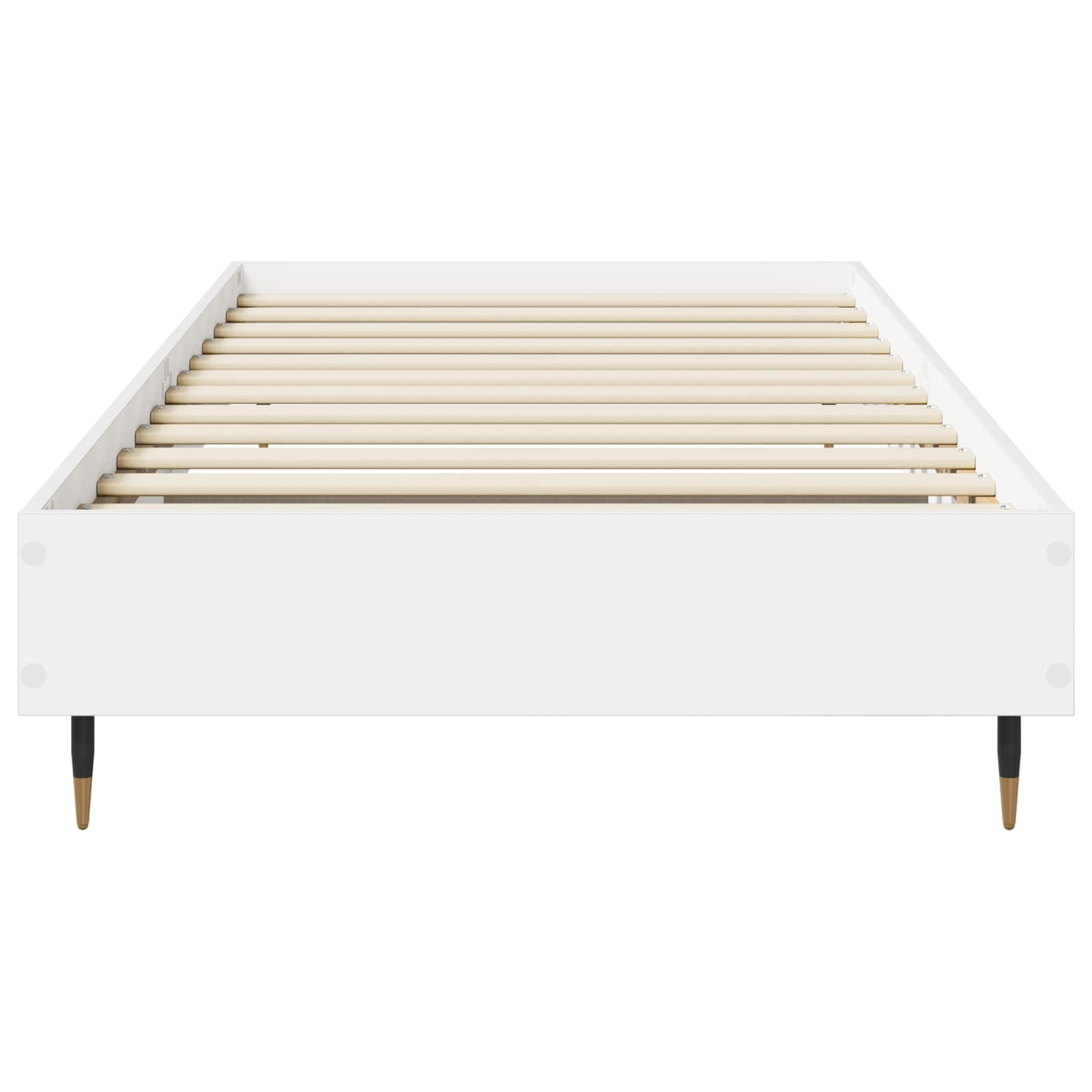 Bedframe Wit 80 x 200 cm Bewerkt hout
