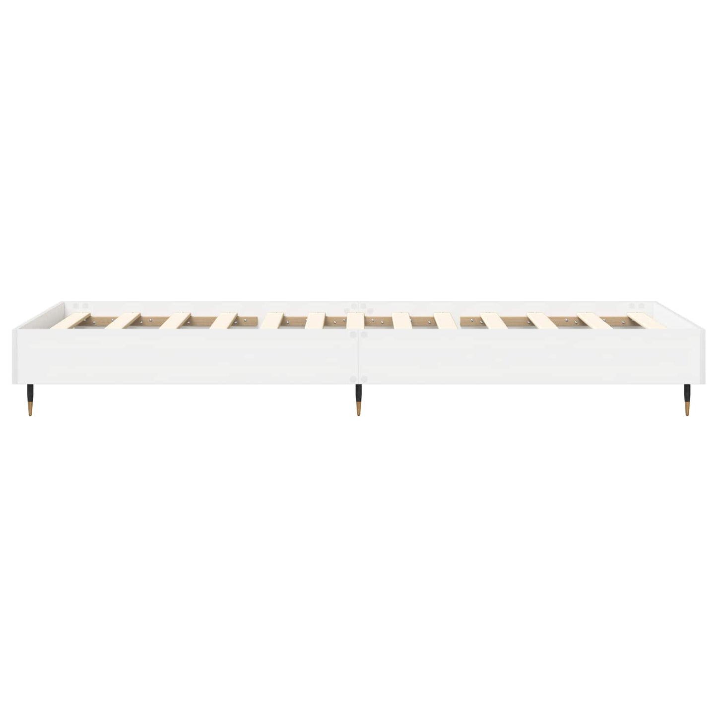 Bedframe Wit 80 x 200 cm Bewerkt hout