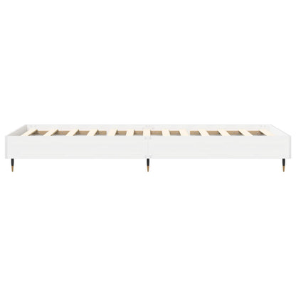 Bedframe Wit 80 x 200 cm Bewerkt hout