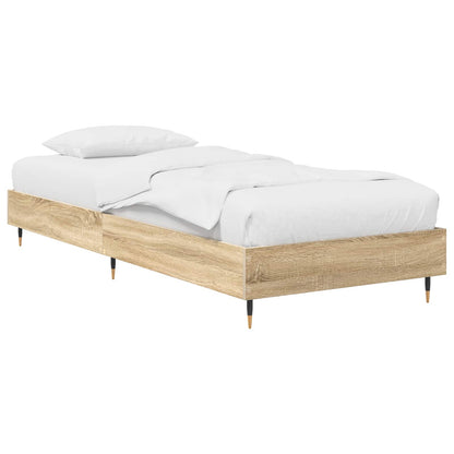 Bedframe Sonoma Eiken 80 x 200 cm Bewerkt hout
