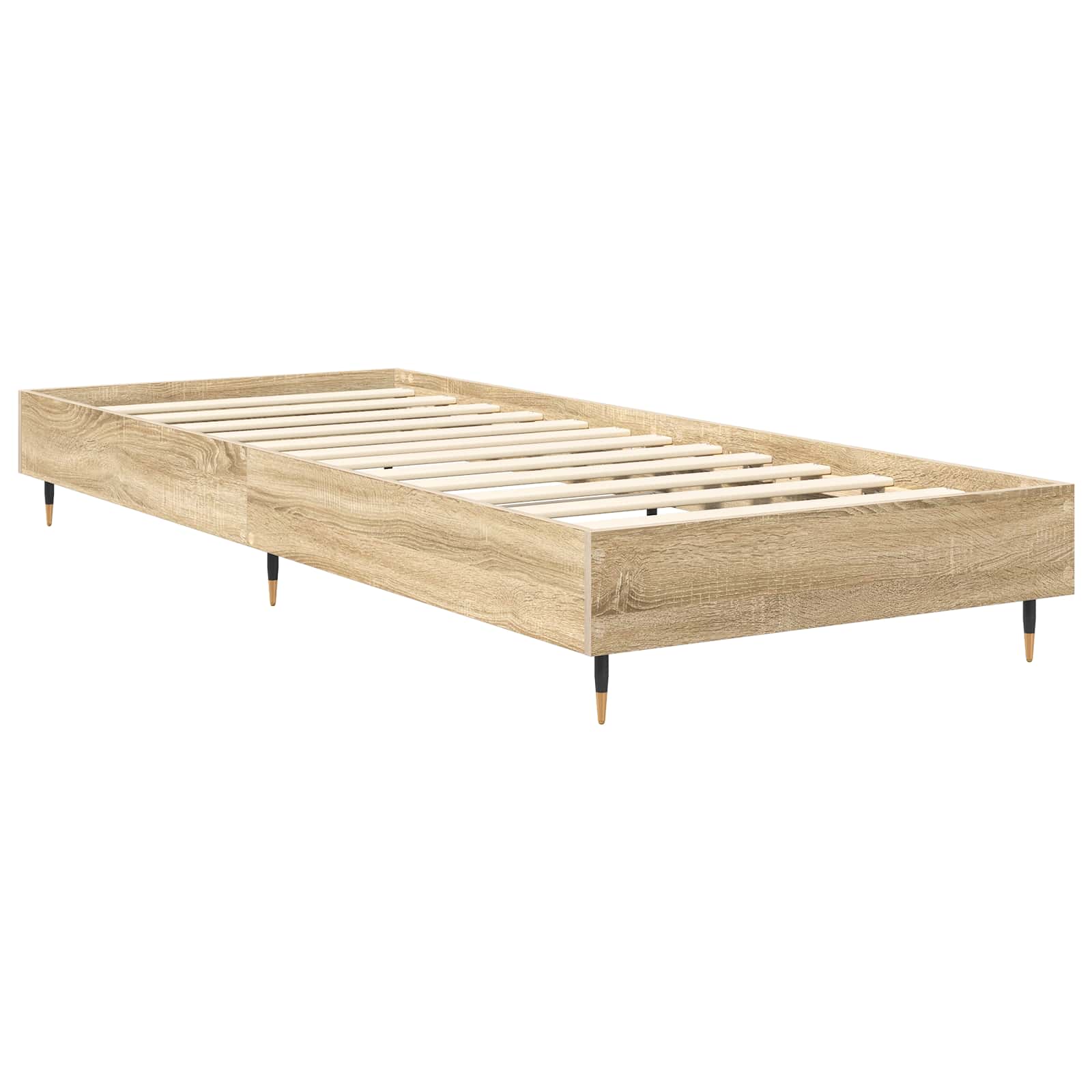 Bedframe Sonoma Eiken 80 x 200 cm Bewerkt hout