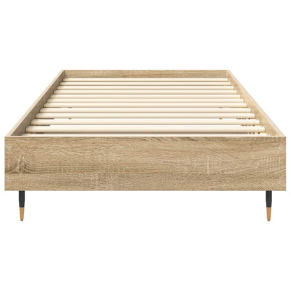 Bedframe Sonoma Eiken 80 x 200 cm Bewerkt hout