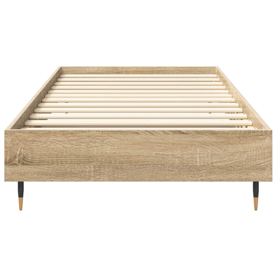Bedframe Sonoma Eiken 80 x 200 cm Bewerkt hout