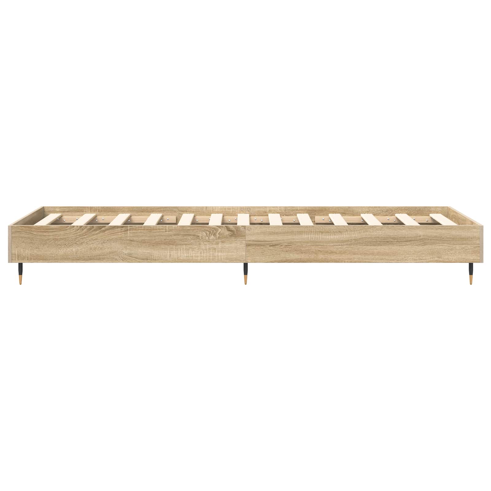 Bedframe Sonoma Eiken 80 x 200 cm Bewerkt hout