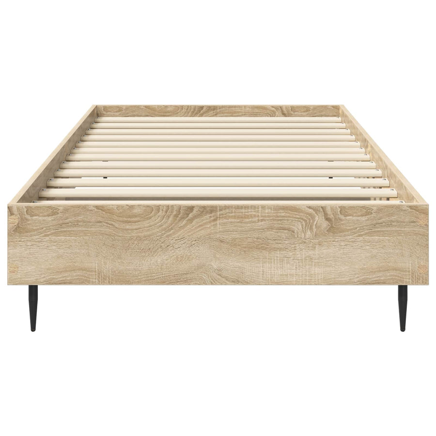 Bedframe Sonoma Eiken 80 x 200 cm Bewerkt hout