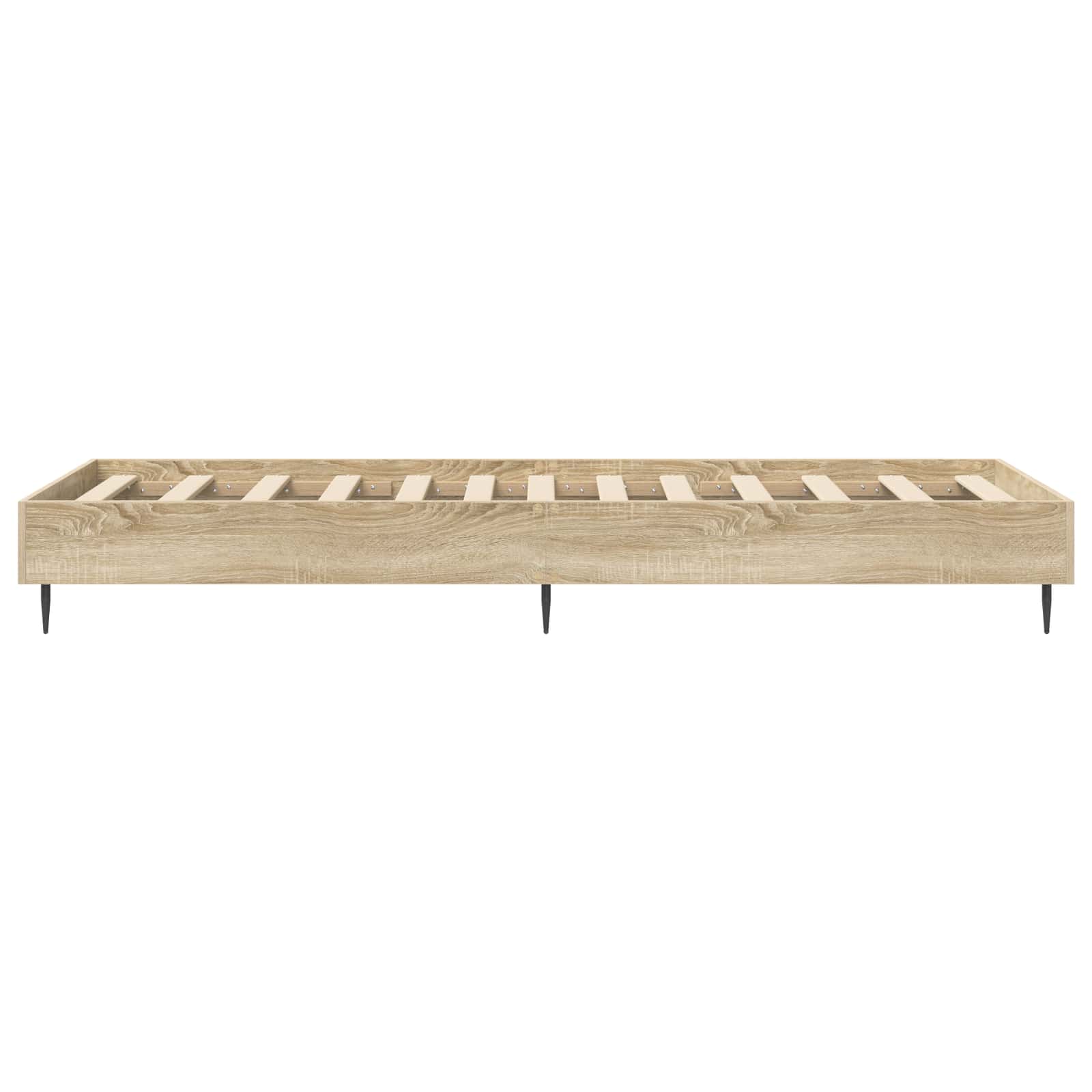 Bedframe Sonoma Eiken 80 x 200 cm Bewerkt hout