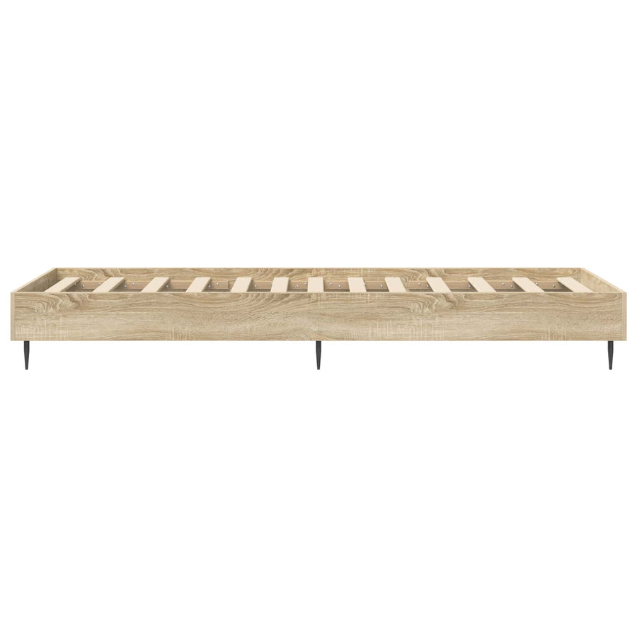 Bedframe Sonoma Eiken 80 x 200 cm Bewerkt hout
