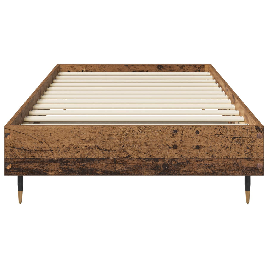 Bedframe Oud hout 80 x 200 cm Bewerkt hout