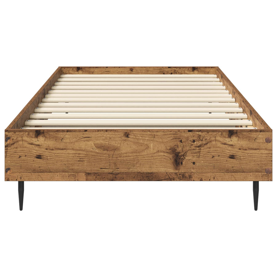 Bedframe Oud hout 80 x 200 cm Bewerkt hout