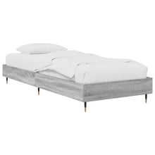 Bedframe Grijs Sonoma 80 x 200 cm Bewerkt hout