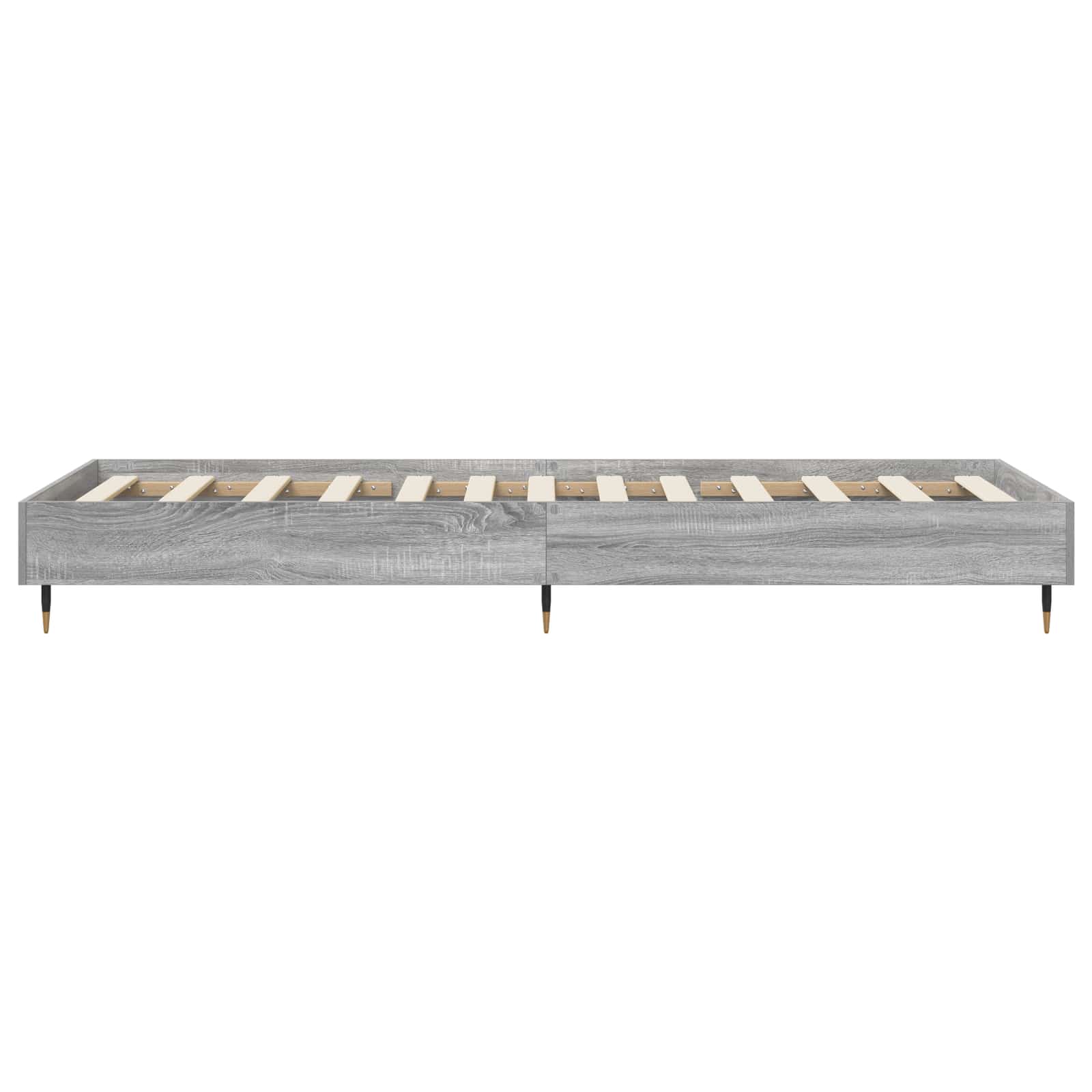 Bedframe Grijs Sonoma 80 x 200 cm Bewerkt hout