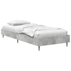 Bed Frame Concrete Grey 80 x 200 cm Engineered Wood
