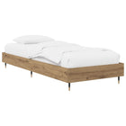 Artisan Oak Bed Frame 80 x 200 cm Treated wood
