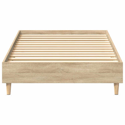 Bedframe Sonoma Eiken 80 x 200 cm Bewerkt hout