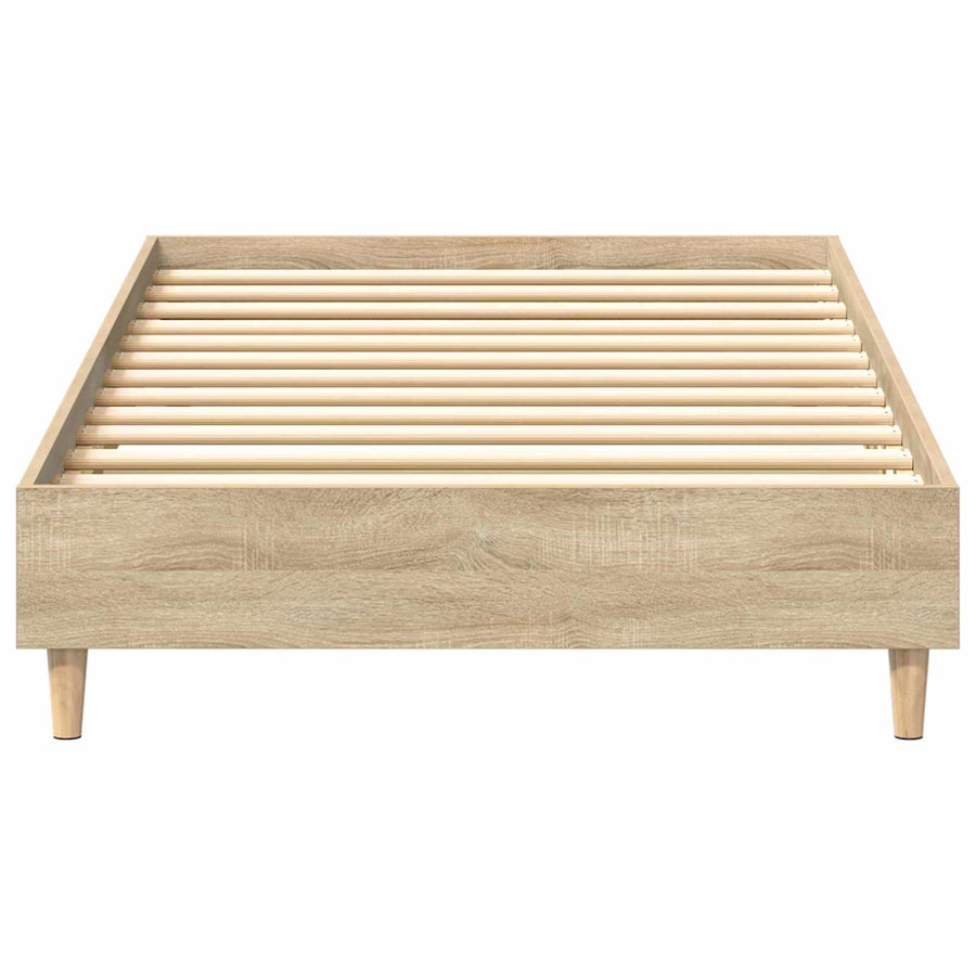 Bedframe Sonoma Eiken 80 x 200 cm Bewerkt hout