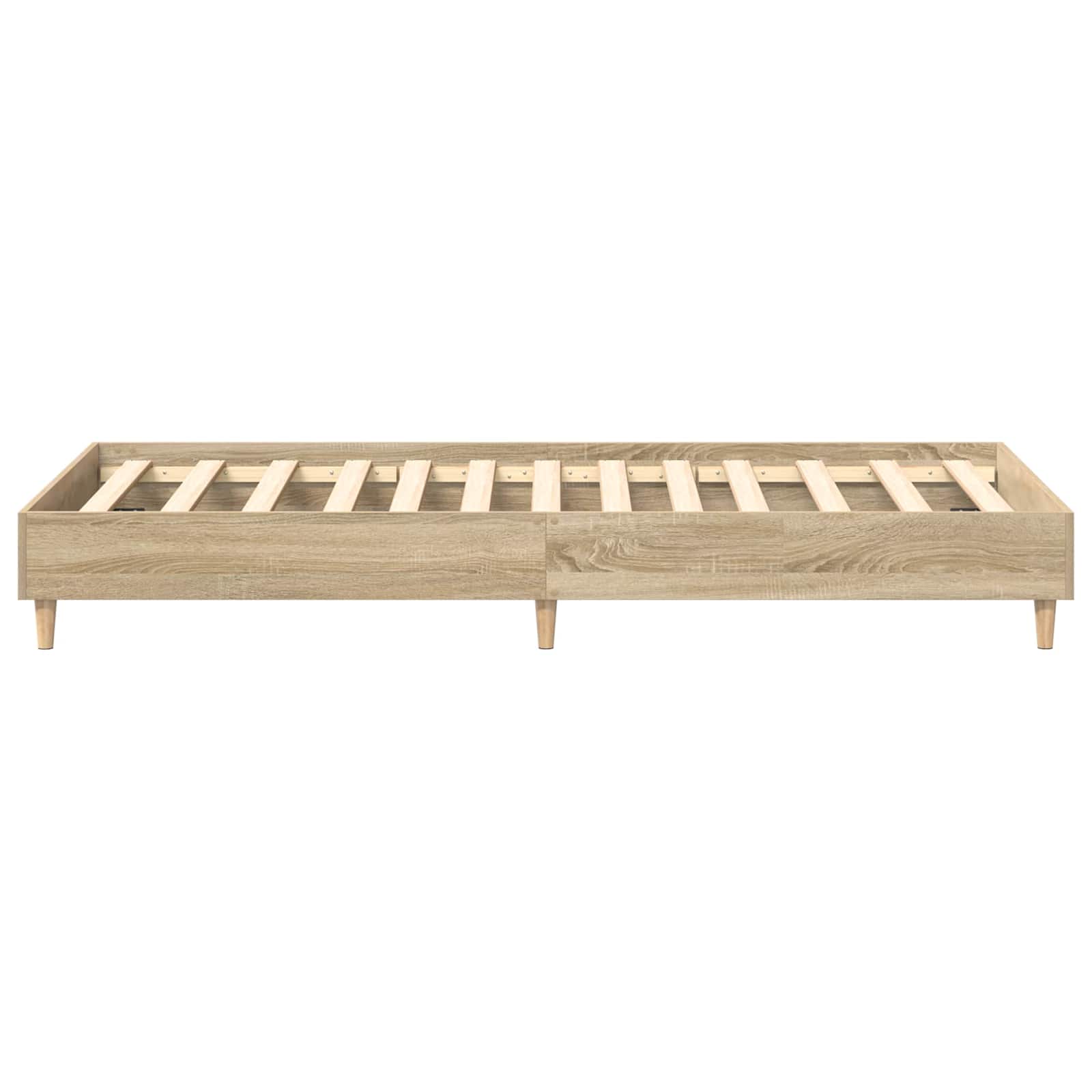 Bedframe Sonoma Eiken 80 x 200 cm Bewerkt hout