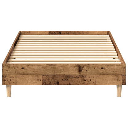 Bedframe Oud hout 80 x 200 cm Bewerkt hout