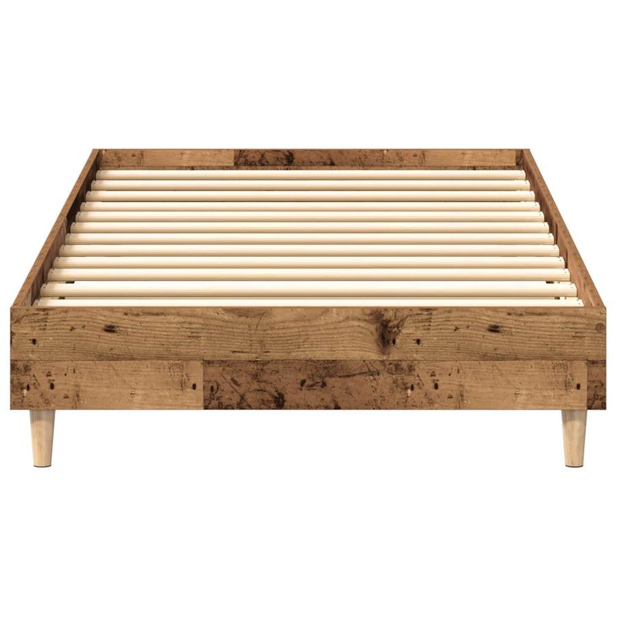 Bedframe Oud hout 80 x 200 cm Bewerkt hout