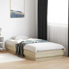 Bedframe 80x200 cm bewerkt hout sonoma eiken