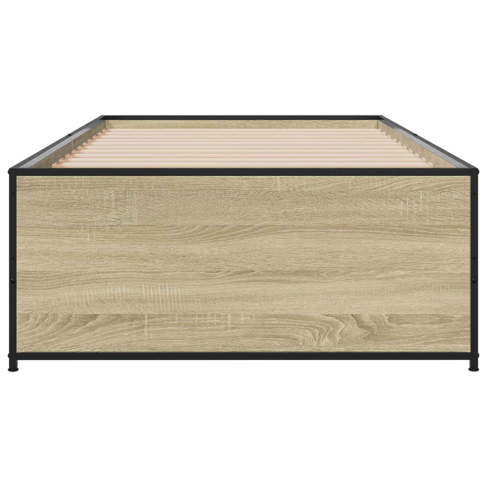 Bedframe Sonoma Eiken 80 x 200 cm Bewerkt hout