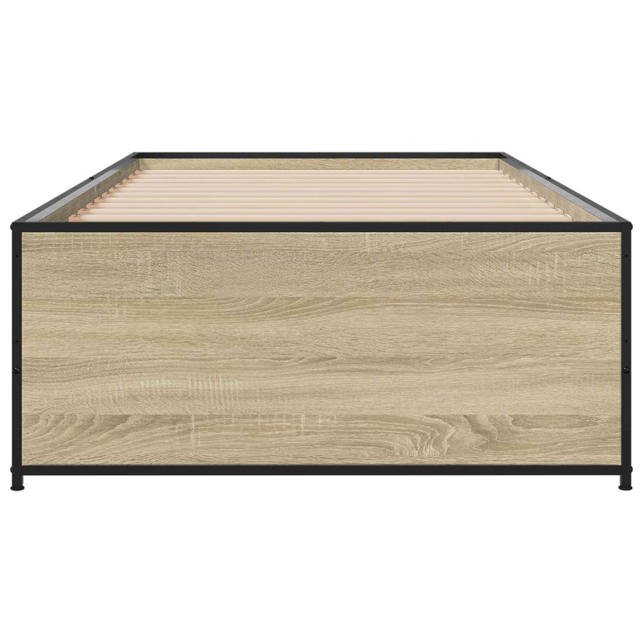 Bedframe Sonoma Eiken 80 x 200 cm Bewerkt hout