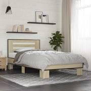 Bedframe 80x200 cm Sonoma Eiken