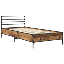 Bedframe Oud hout 80 x 200 cm Bewerkt hout