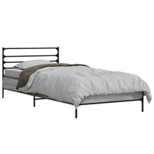 Bedframe Grijs Sonoma 80 x 200 cm Bewerkt hout