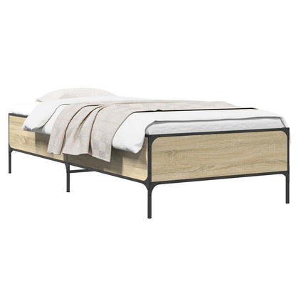 Bedframe Sonoma Eiken 80 x 200 cm Bewerkt hout