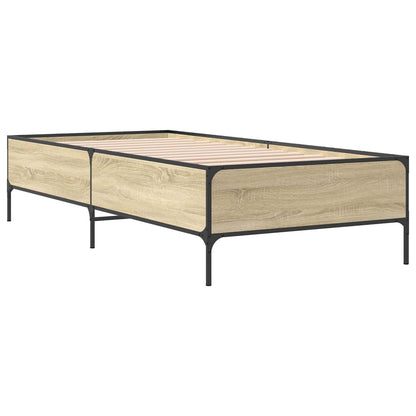 Bedframe Sonoma Eiken 80 x 200 cm Bewerkt hout