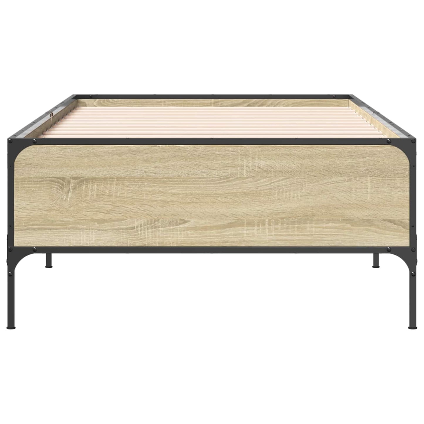 Bedframe Sonoma Eiken 80 x 200 cm Bewerkt hout