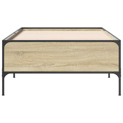 Bedframe Sonoma Eiken 80 x 200 cm Bewerkt hout