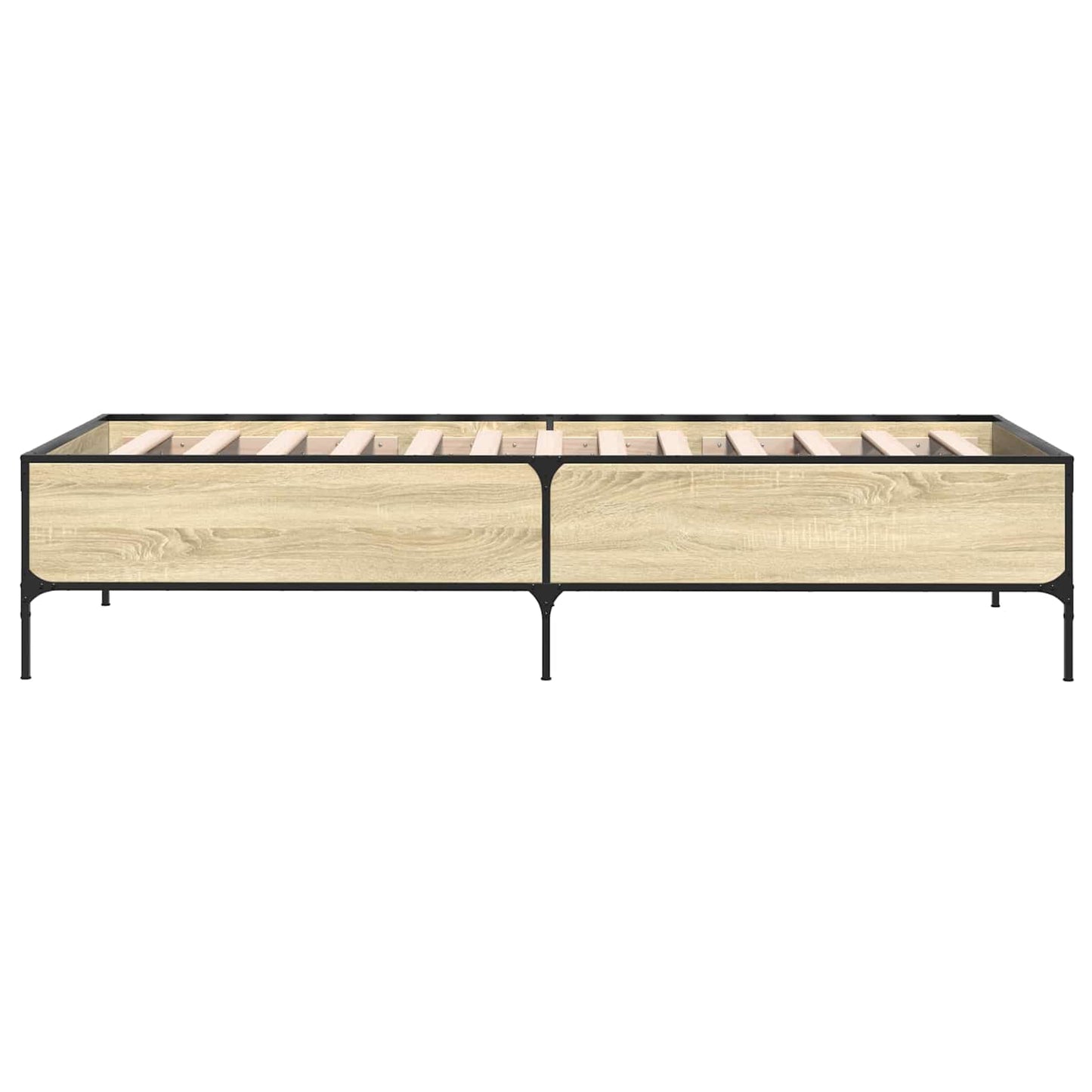 Bedframe Sonoma Eiken 80 x 200 cm Bewerkt hout